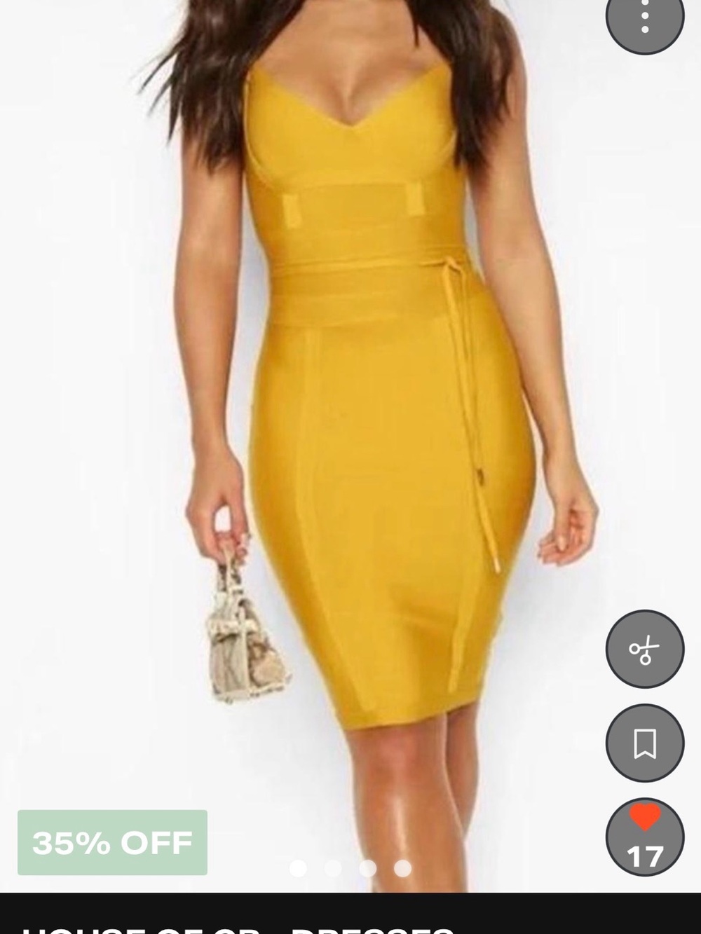 House of CB Ginger Belice bandage dress